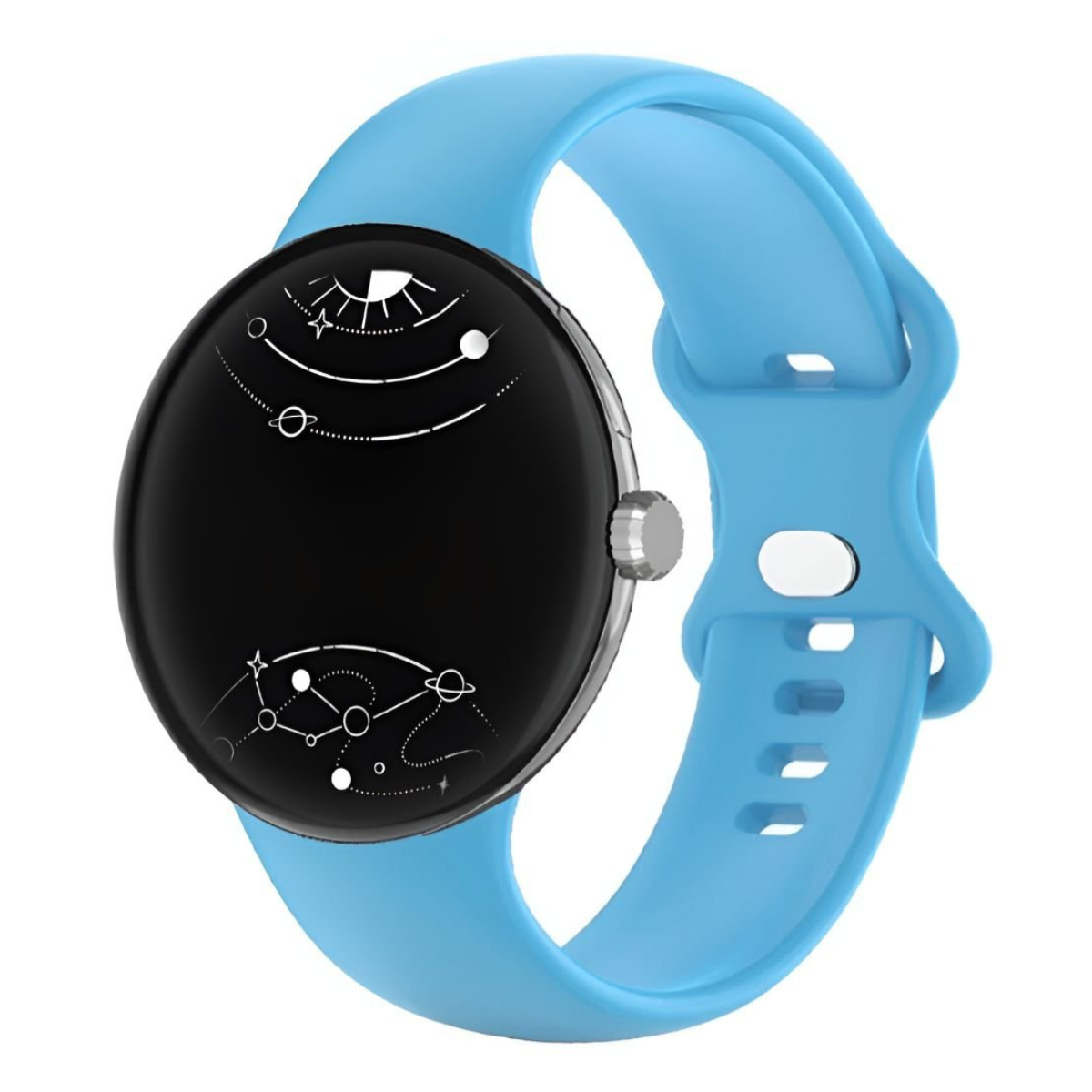 Amavi No Gap Silicone Sports Band For Google Pixel Active Watch - Astra Straps