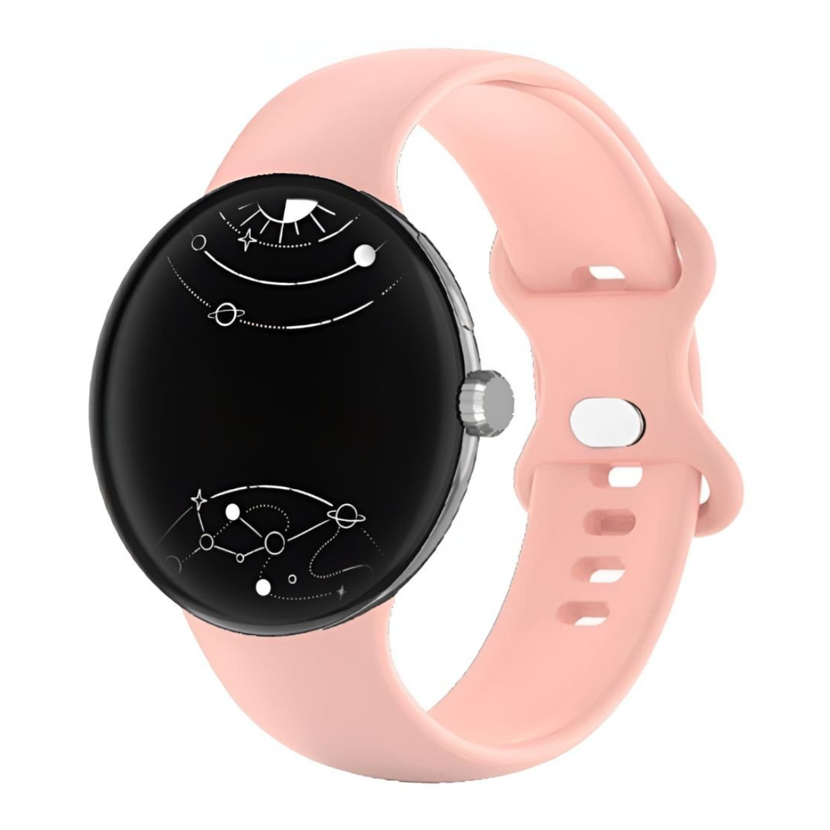 Amavi No Gap Silicone Sports Band For Google Pixel Watch - Astra Straps