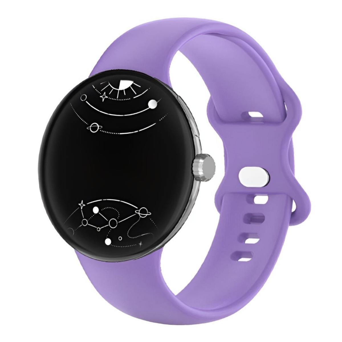 Amavi No Gap Silicone Sports Band For Google Pixel Active Watch - Astra Straps
