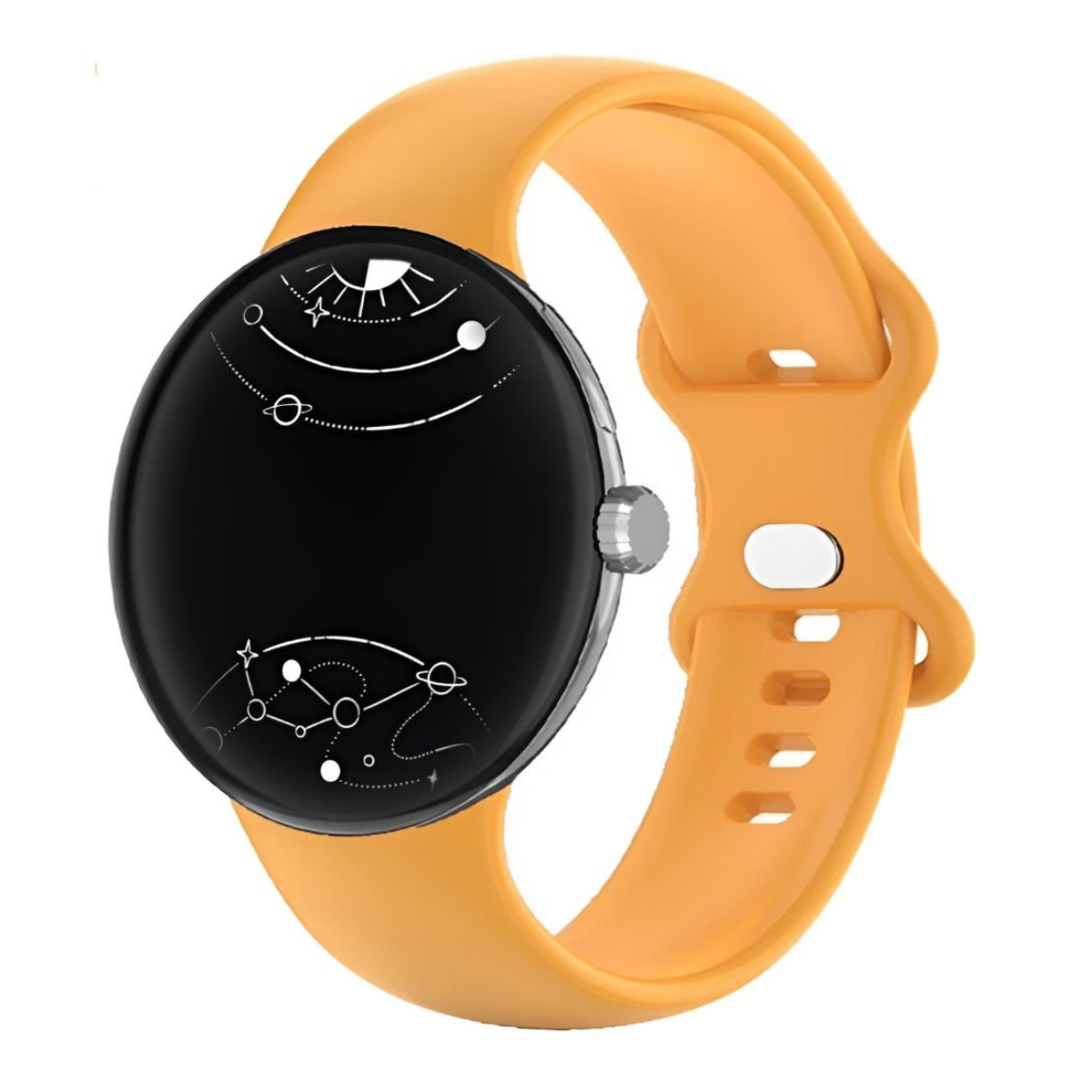 Amavi No Gap Silicone Sports Band For Google Pixel Watch - Astra Straps