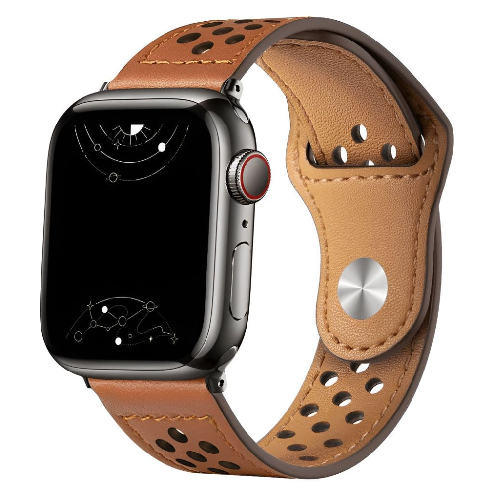 Stella Leather Band For Apple Watch Series 1-11, SE/2/3, Ultra/2/3, Simply  Elegant iWatch Strap