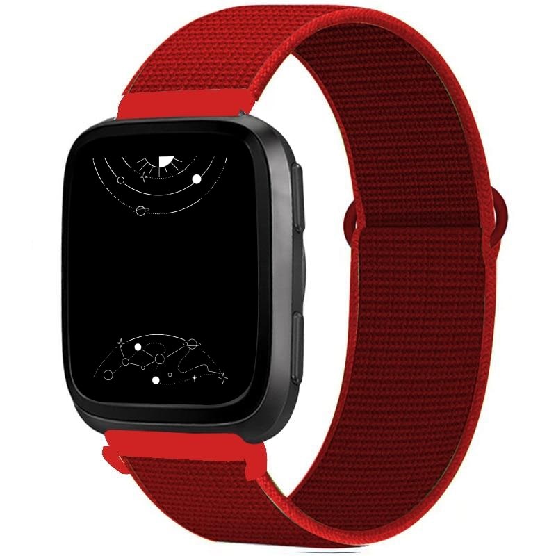 Fitbit versa ruby hot sale red band