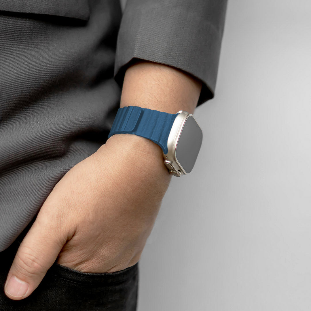 Marley Magnetic Genuine Leather Apple Watch Band For Series 1-9