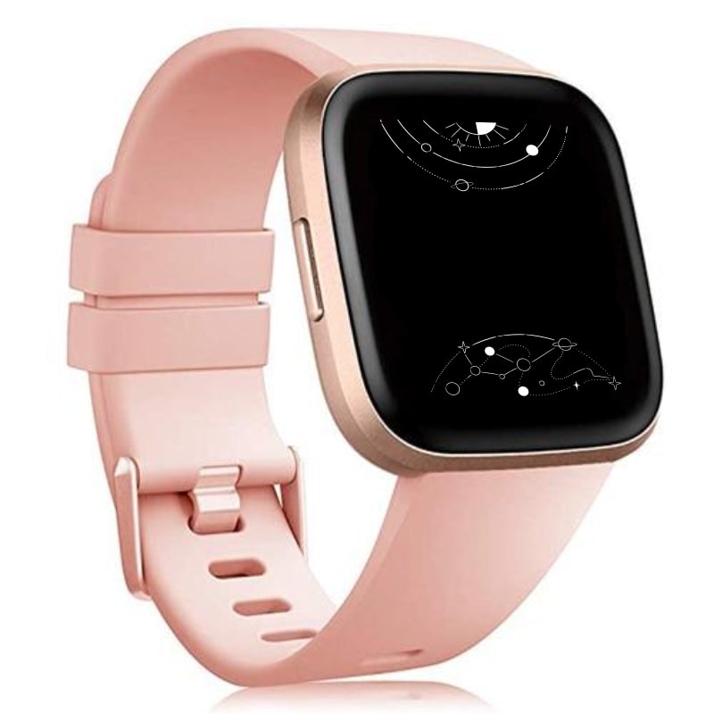 Pink 2024 copper fitbit versa 2