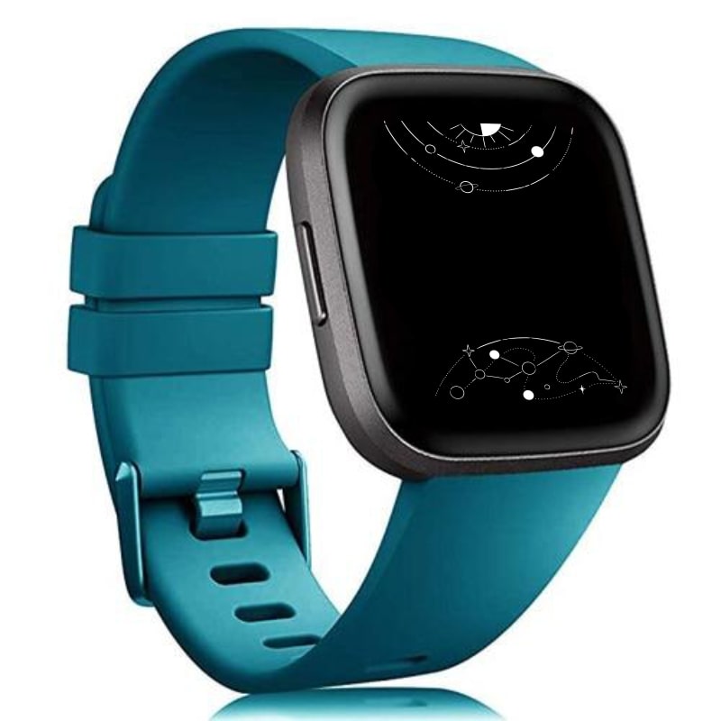 Fitbit Versa 2 Band Novum Silicone Fitbit Versa Versa 2 Versa Lite Replacement Band Sports Strap Upgrade Rock Green S