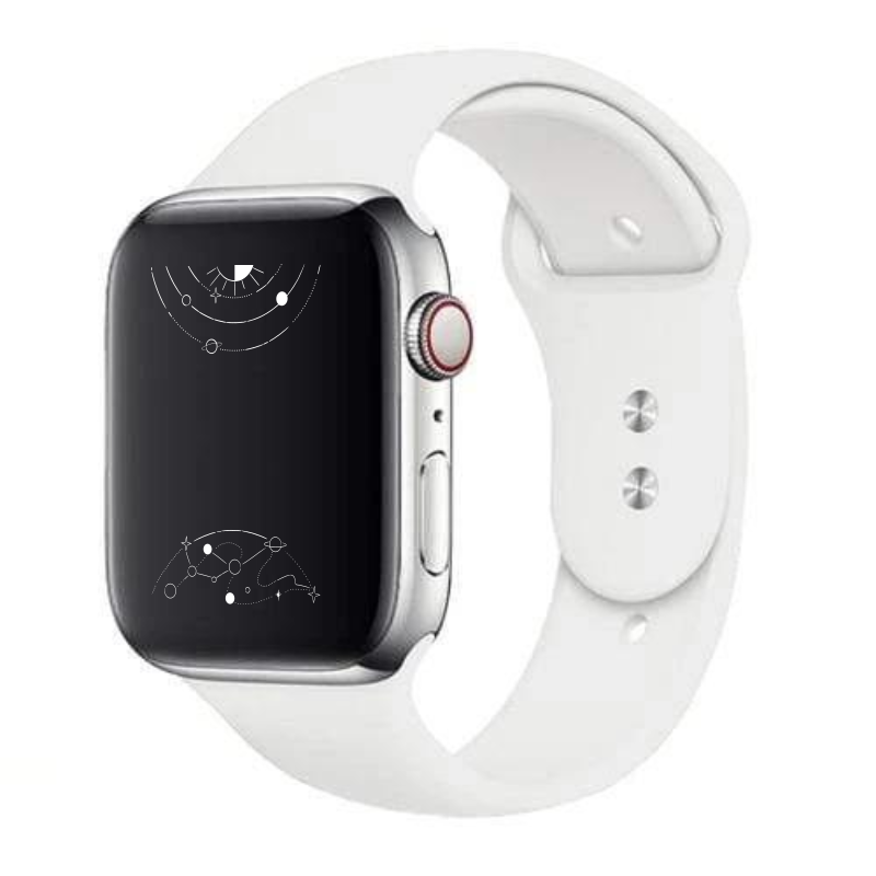 Apple watch 5 discount white sport band