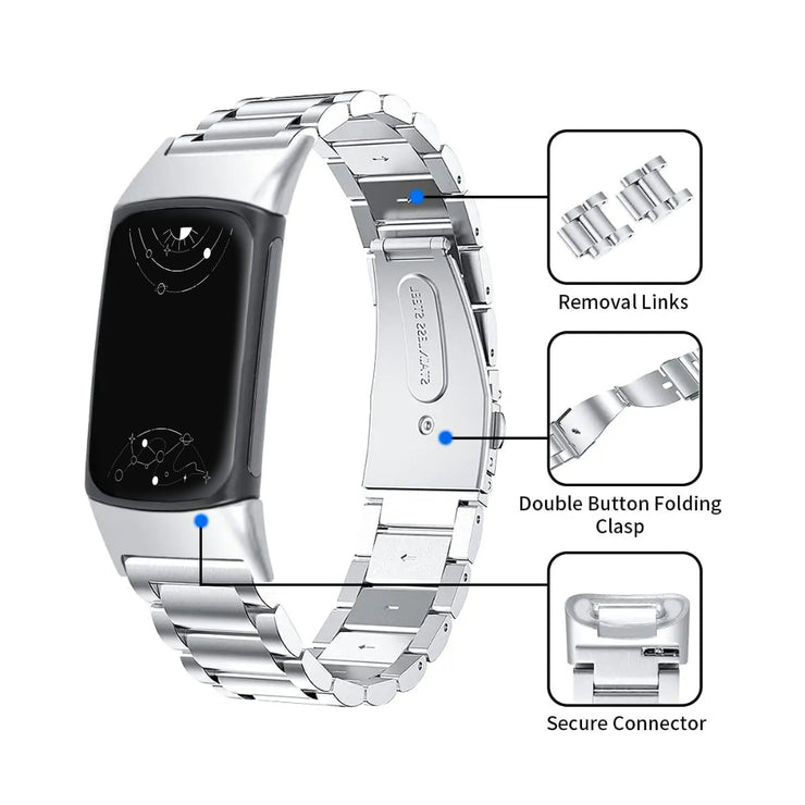 Intereo Stainless Steel Band For Fitbit Charge