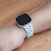 Aureus Engrave Leopard Silicone Band With Glass Case
