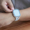 Aureus Engrave Leopard Silicone Band With Glass Case
