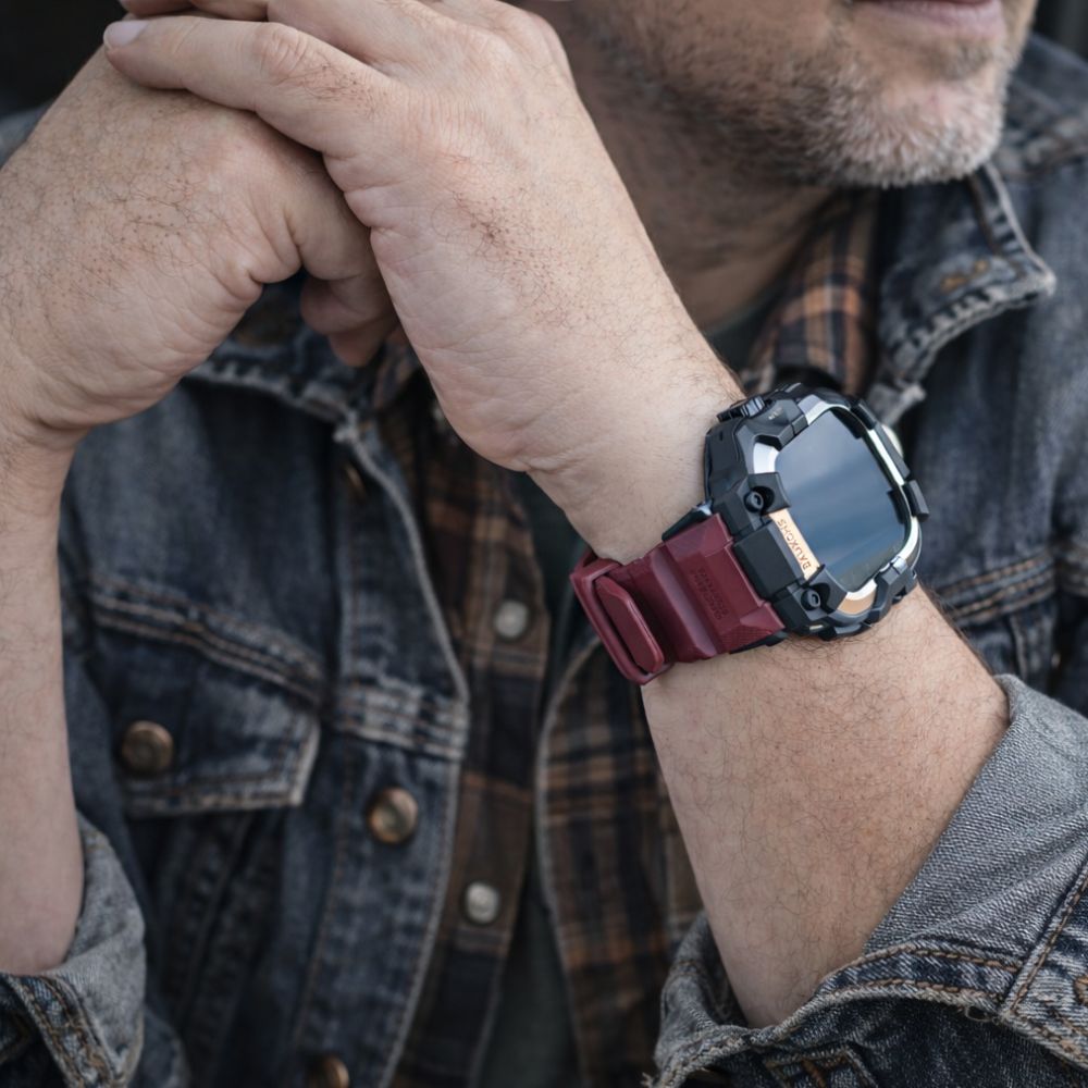 Adeo Silicone Sports Band With Case - Astra Straps