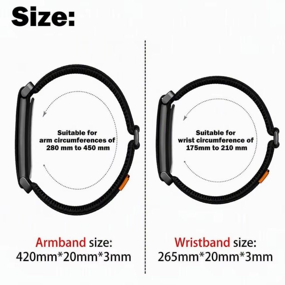 Alacer Woven Nylon Sports Band For Fitbit Air - Astra Straps