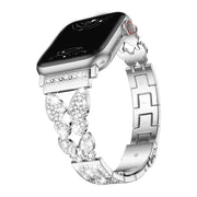 Amabilis Diamond Butterfly Stainless Steel Band