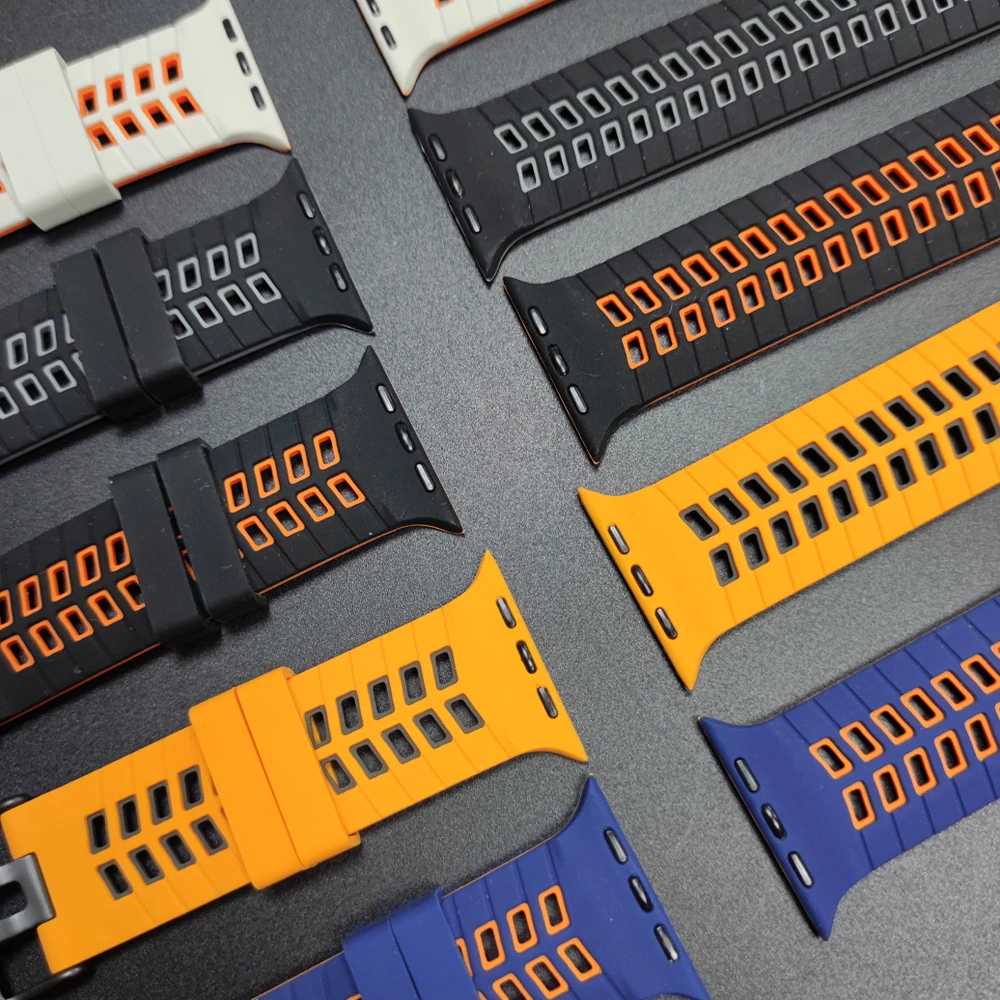 Arche Two-Tone Silicone Sports Band - Astra Straps