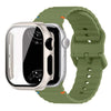 Attollo Silicone Sports Band With Glass Case
