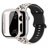 Aureus Engrave Leopard Silicone Band With Glass Case