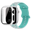 Aureus Engrave Leopard Silicone Band With Glass Case