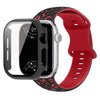 Aureus Engrave Leopard Silicone Band With Glass Case