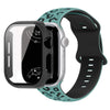 Aureus Engrave Leopard Silicone Band With Glass Case