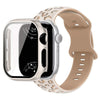 Aureus Engrave Leopard Silicone Band With Glass Case