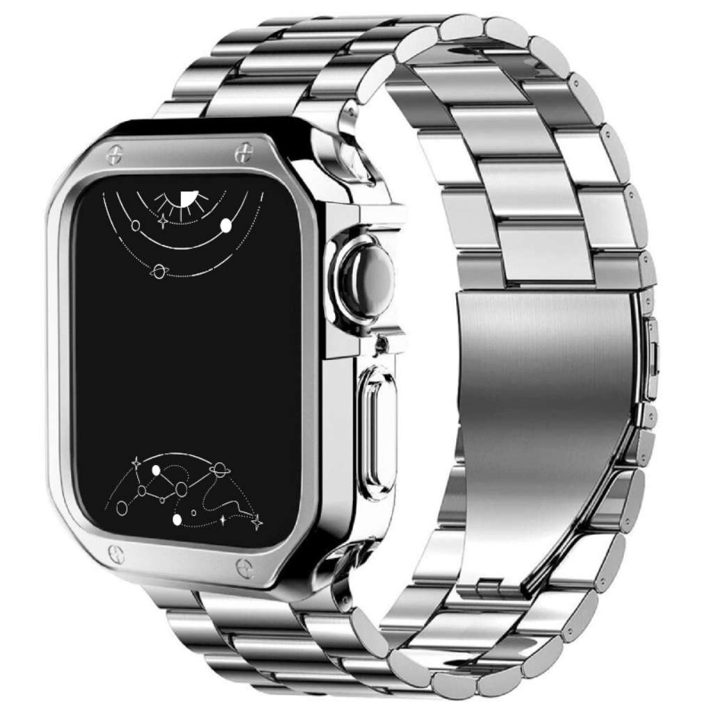 Black stainless steel apple watch best sale