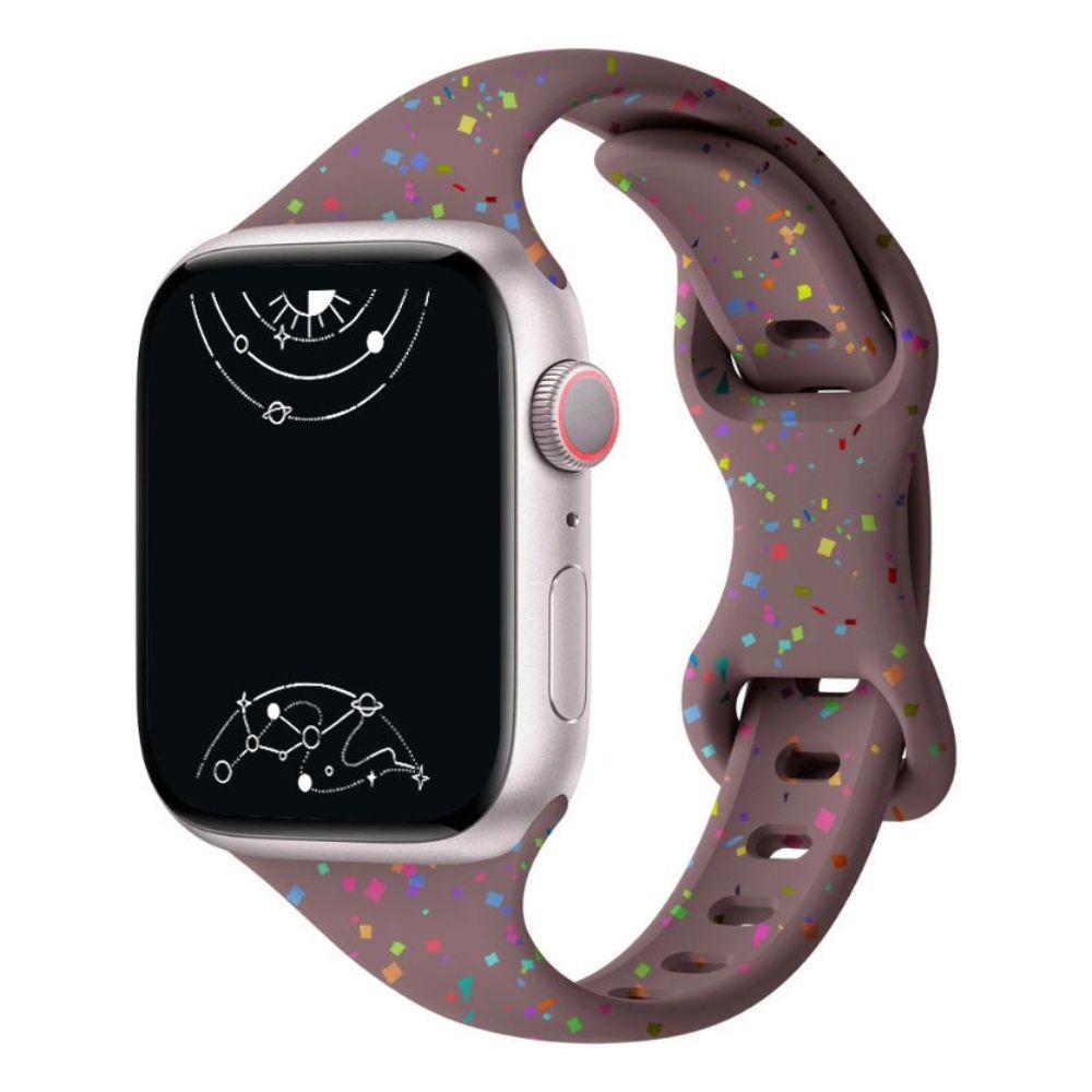 Demitto Slim Printed Silicone Band - Astra Straps