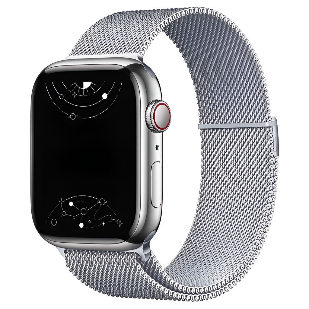 【LLOYD】シマーブライト Apple Watch MESH STRAP TITAN Link Apple Watch Band – LOGiiX