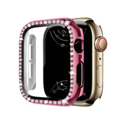 Indigeo Bling Diamond Tempered Glass Case For Apple Watch Series 10