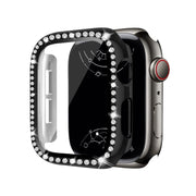 Indigeo Bling Diamond Tempered Glass Case For Apple Watch Series 10