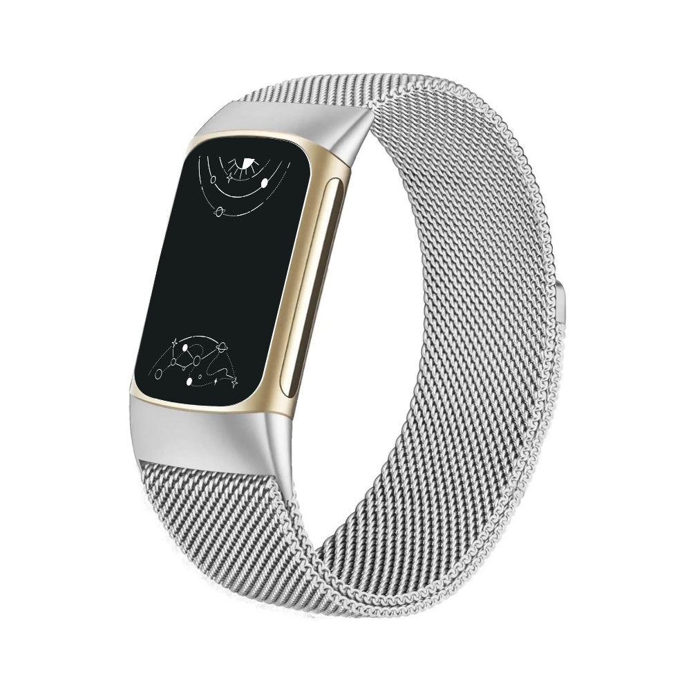 Metal Bracelet Milanese Band Fitbit Charge Lacteus Milanese Steel