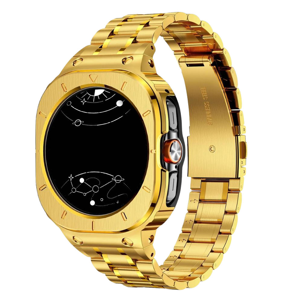 Laudo Stainless Steel Band With Case for Galaxy Watch Ultran - Astra Straps