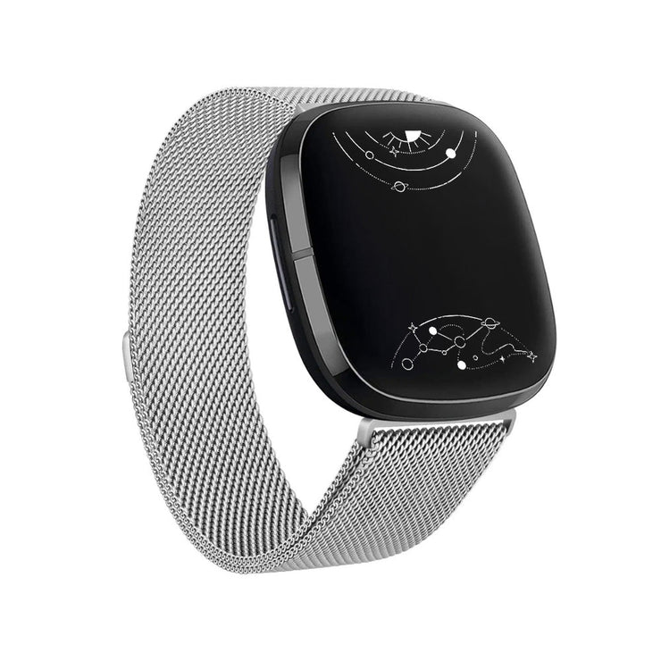 Monstro Milanese Steel Band For Fitbit Series