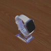 Levo Floral Engraved Silicone Band