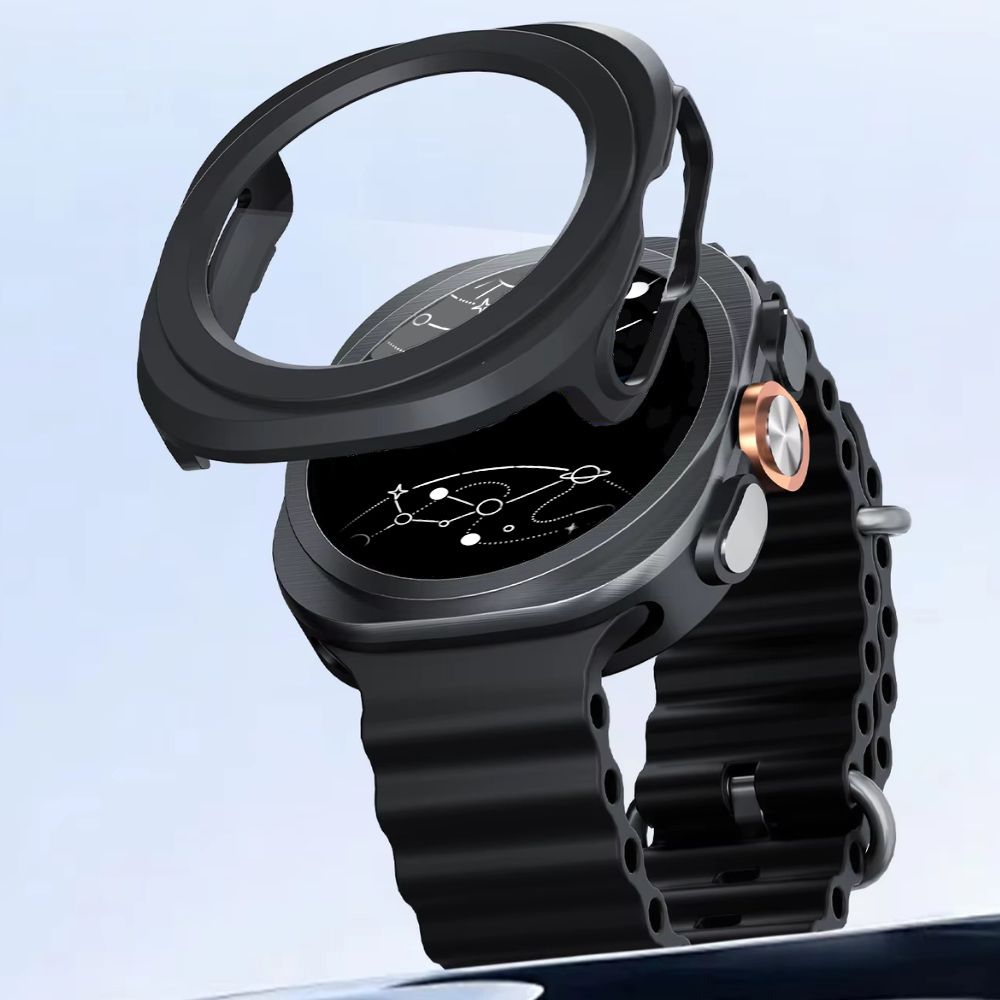 Scutum Tempered Glass Bumper Case For Galaxy Watch Ultra 2 - Astra Straps