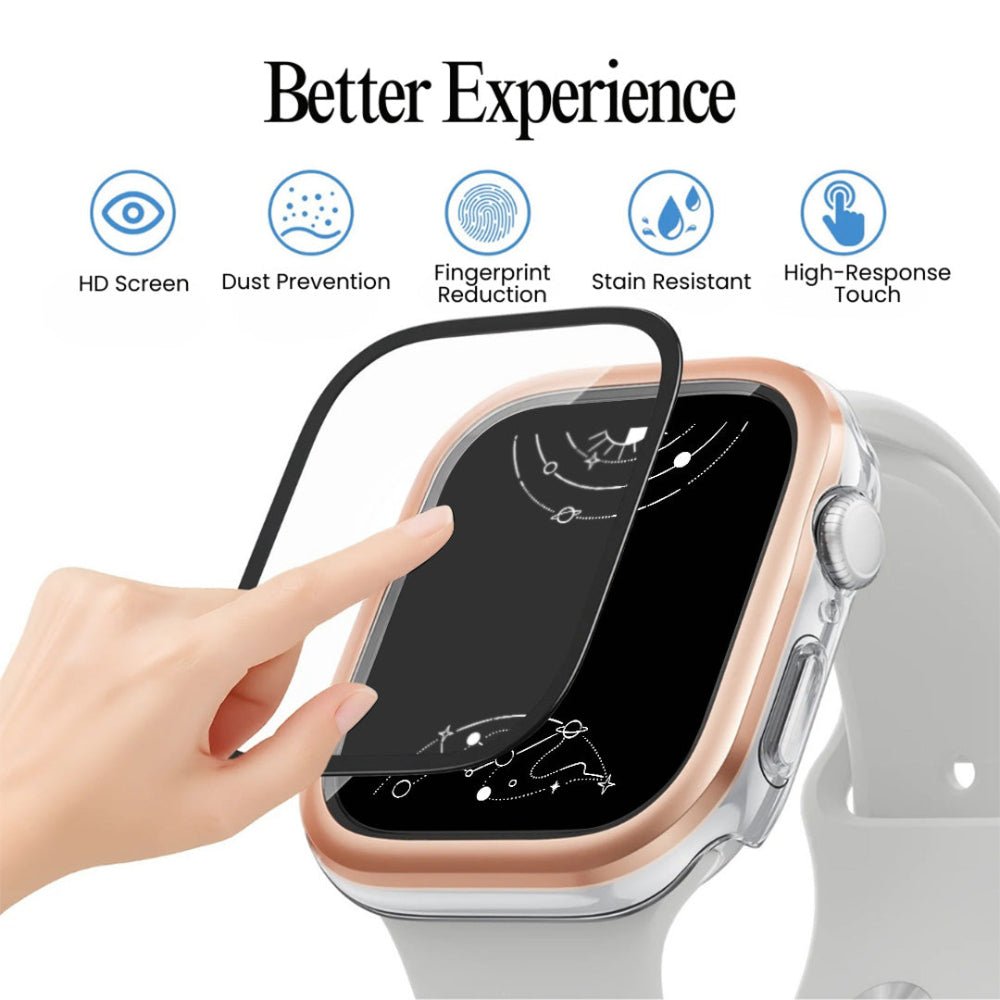 Sive Tempered Glass Metal Apple Watch Case - Astra Straps