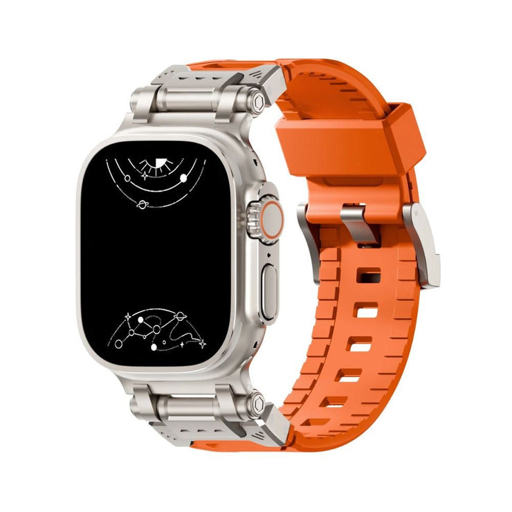 Venio Silicone Rugged Metal Band