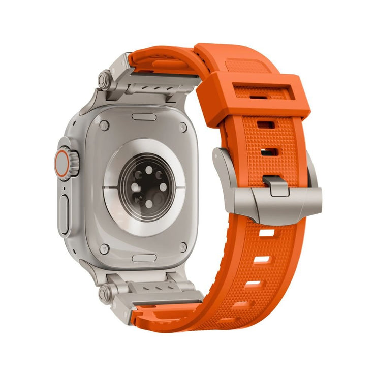 Venio Silicone Rugged Metal Band