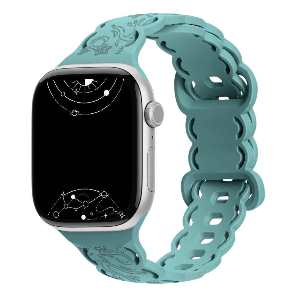 Via Engraved Silicone Band - Astra Straps