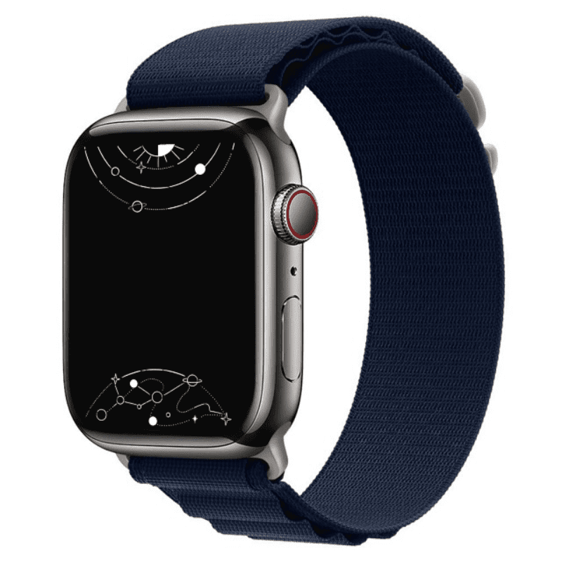 Currus Nylon Band For Apple iWatch Series 3 10 Ultra Ultra2 SE SE2 Sport Replacement Strap Currus Midnight Blue 38MM 40MM 41MM 42MM S10