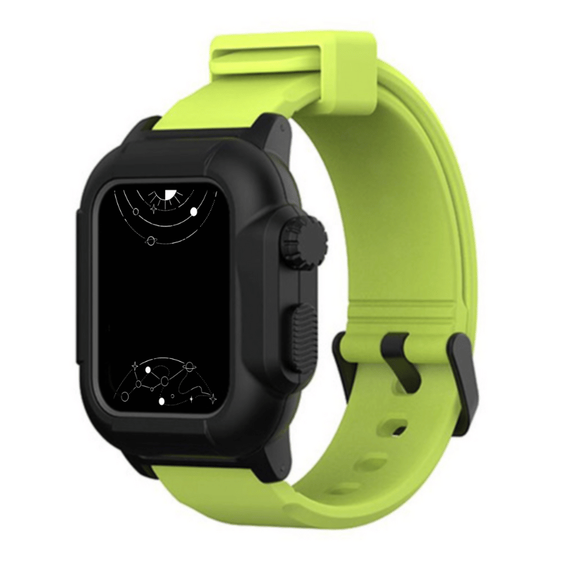 Gladius Tactical Silicone Band Case For Apple Watch 1 6 SE Waterproof 100M Replacement Strap Gladius Black Green 40MM