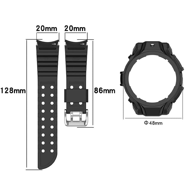 Artis Silicone Sports Band With Case For Galaxy Watch
