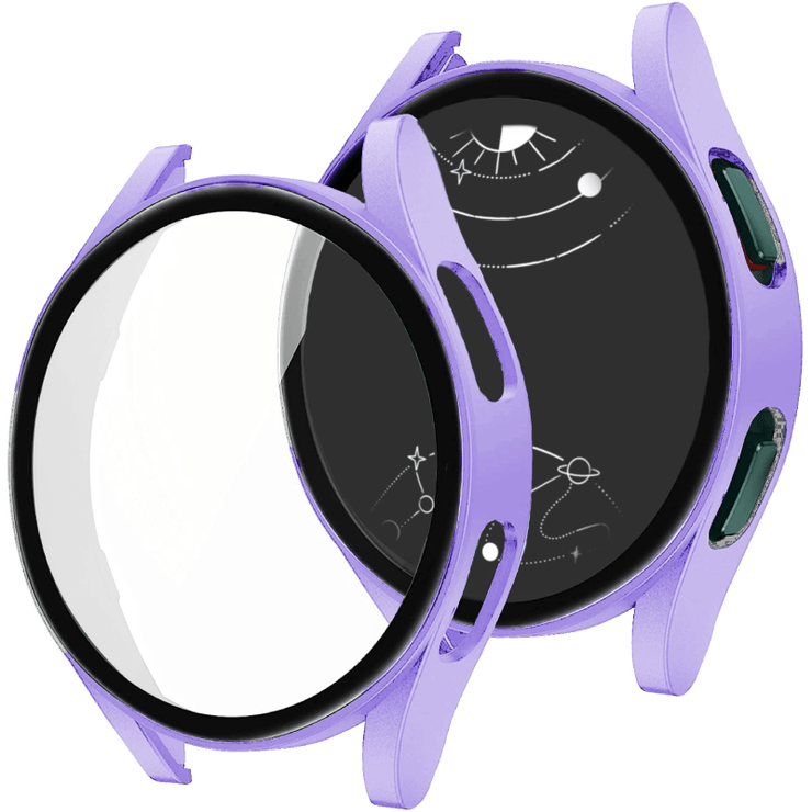 Samsung Watch Case Ceu Shockproof Galaxy Watch Case with Screen Protector for Watch4 and Watch5 High Quality Cover Lilac Galaxy Watch5 40MM