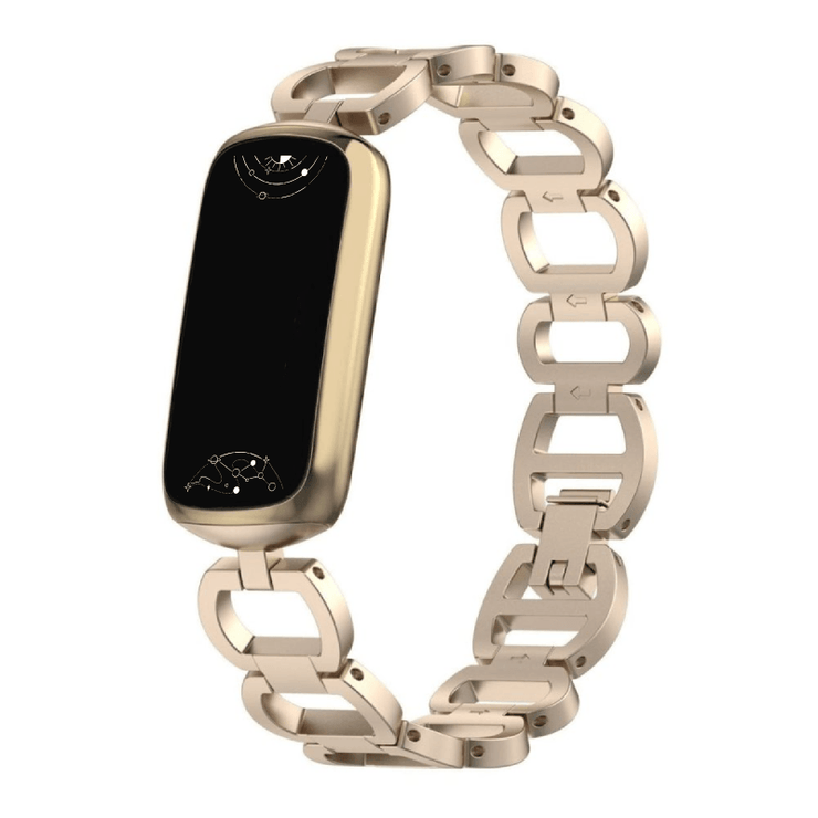Digna Luxury Stainless Steel Fitbit Luxe Band, Extravagant Manacle
