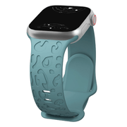Metior Silicone Band With Engraved Leopard Pattern - Astra Straps