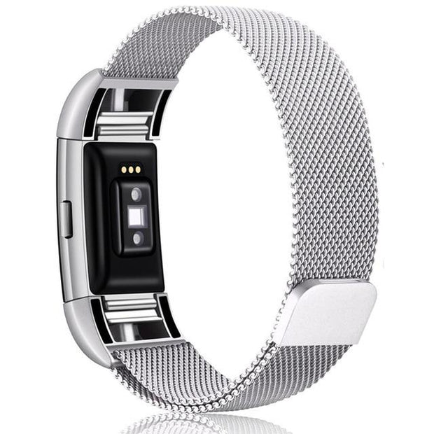 Milanese Stainless Steel Fitbit Charge 3 - Astra Straps